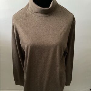Rountree & York long sleeve pullover Brown Turtleneck Sweater